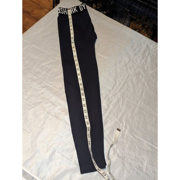 Gymshark Fit Seamless Cropped Leggings Women's Size Small Black - Picture 11 of 13